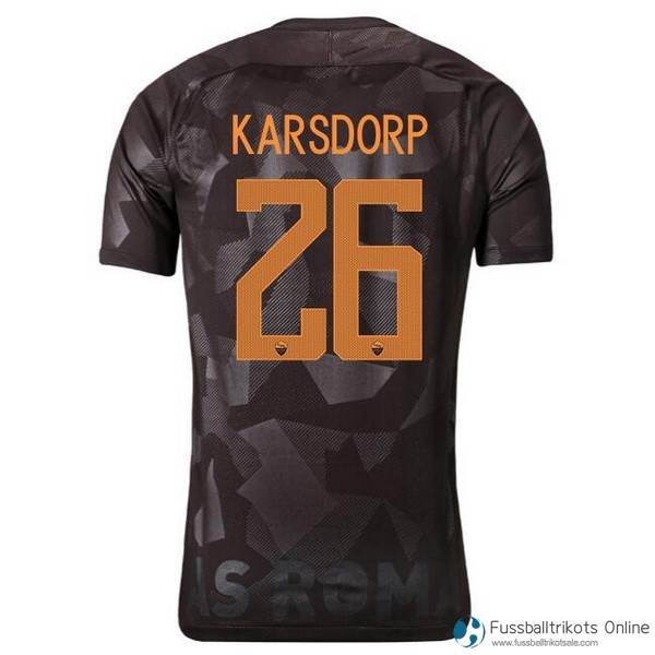 AS Roma Trikot Ausweich karsdorp 2017-18 Fussballtrikots Günstig